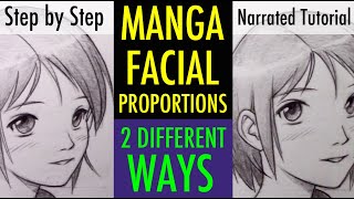 How to Draw Manga Faces: 2 Different Ways