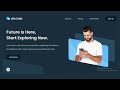 Responsive Landing Page Using HTML & CSS & JavaScript | Step By Step Web Design Tutorial