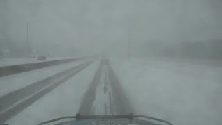 Near whiteout conditions: Ride along with Stormchaser along I-235