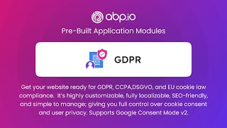 ABP - GDPR Module
