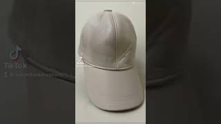 Made ın Turkey 100% LAMBSKIN LEATHER CAP