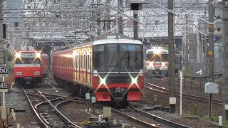 名鉄3150系3155F+3529F 1311レ急行岐阜 金山駅到着