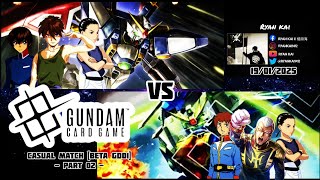 Gundam Card Game Casual Match BETA GD01 (Part 02) - Wing Gundam 🟢⚪ vs Wing Gundam 🟢🔵