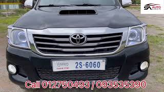 ស្តុកថ្មី Hilux Vigo 2012 Full Options