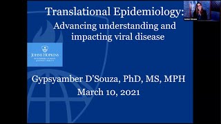 Translational Epidemiology: Advancing understanding and impacting viral disease