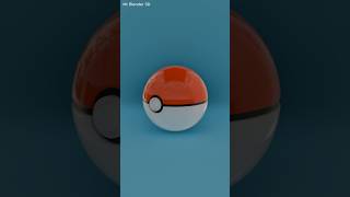 How to model a Pokémon ball in Blender | Mr Blender 3D | Blender Tutorial #blendermodel #3dmodeling