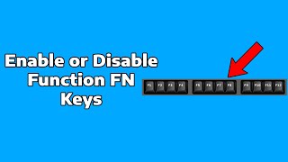 Enable or Disable Function Keys FN - Windows 11 & 10 | How To