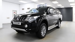 Mitsubishi L200 2.4 DI-D Barbarian Edition 4WD Metallic Black 180 BHP Pickup - DV19 0KK - VanStar