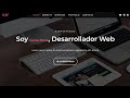 Portfolio completo responsive - Paso a Paso - HTML CSS JAVASCRIPT