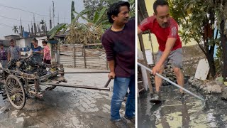 Pani la ghar bato barbad vayo| Daju harayera lama tension vayo😁| daily vlog | Jaigaon