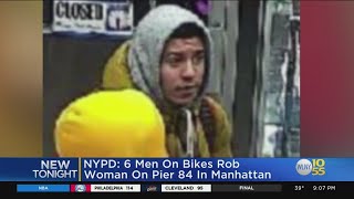 NYPD: 6 Men On Bikes Rob Woman On Pier 84 In Manhattan