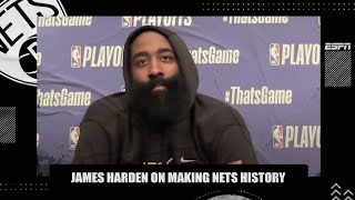 James Harden on making Nets history and facing Bucks - ‘I’m thinking about them right now’ | ESPN