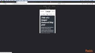 Building Web UIs with Bootstrap 4: Navigation Patterns and Best Practices|packtpub.com
