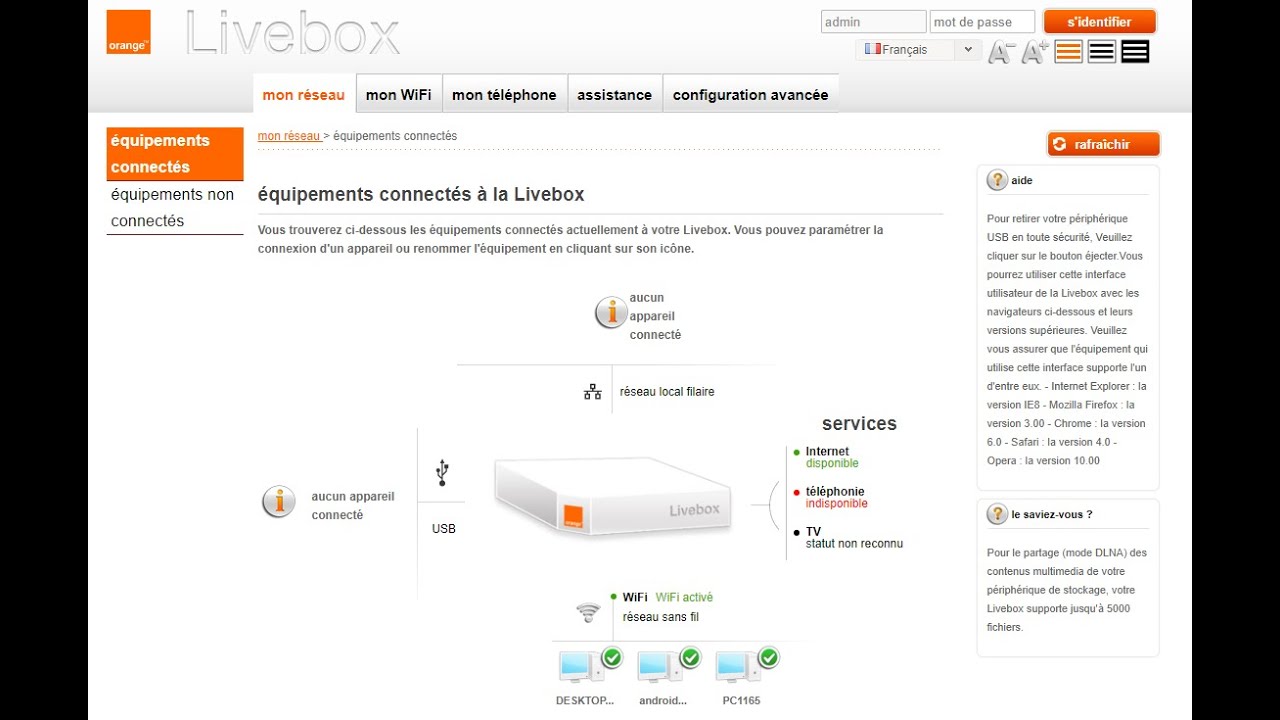 Comment Changer Le Mot De Passe De Votre WIFI | LiveBox - YouTube