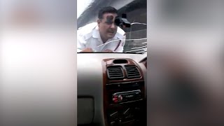 Watch: Delhi man forcibly carries traffic cop on car’s bonnet for 2 km