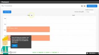 Planboard Block Scheduling