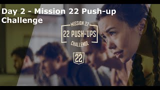 Day 2 - Mission 22 November Push-up Challenge
