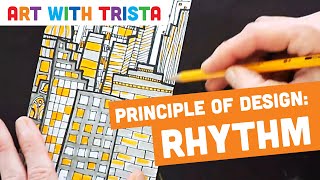 Principles of Design: RHYTHM - Art With Trista