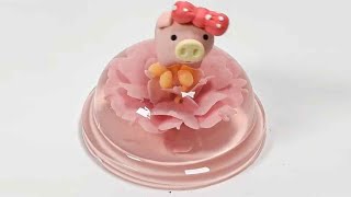 😋 Hungry Piggy's Menu Today: 🐷🍴jelly #Piggy #Stopmotion #Pig