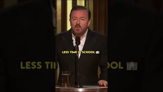 Ricky Gervais Mic Drop 🎤 At Golden Globes 2020 😂‼️#rickygervais #goldenglobes