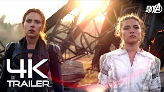 BLACK WIDOW Official Trailer (2021) Scarlett Johansson, Florence Pugh, David Harbour [4K]