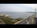 【6 2 夕方〜朝】akashi kaikyo bridge live cam 明石海峡大橋ライブカメラ【アーカイブ】神戸淡路鳴門自動車道 kobe japan