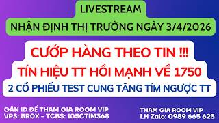 Chứng khoán hôm nay | Nhận định thị trường: VNINDEX MAI HỒI MẠNH, TOP SIÊU CỔ SẮP NỔ
