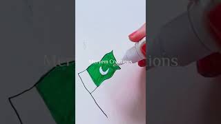 Cute independence day doodle idea.. Comment your country flag 🇵🇰