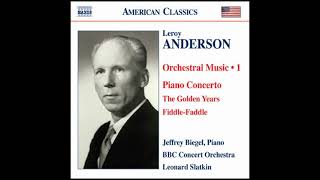 PIANO CONCERTO IN C MAJOR (Anderson) - BBC Concert Orchestra/Leonard Slatkin,piano Jeffrey Biegel