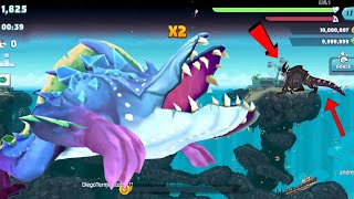 Hungry Shark Evolution - Giant Monster Abyssaurus Vs Enemy Behellmouth - Real Gameplay