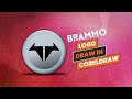 How To Draw The BRAMMO Logo - Car Logo Drawing Tutorial