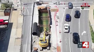 Construction project at Big Bend and Clayton delayed months, impacting traffic and businesses