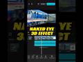 Episode 105: Naked Eye 3D Effect Tutorial #capcut #capcuttutorial #edit #tutorial