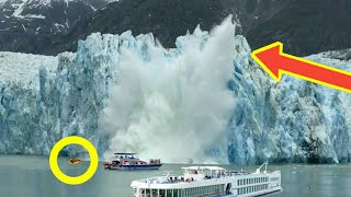Shocking Huge glacier calving event caught on camera 2k18 (2/3)