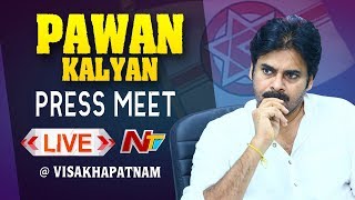 Pawan Kalyan Live || Janasenani Pawan Kalyan Press Meet Live || NTV Live