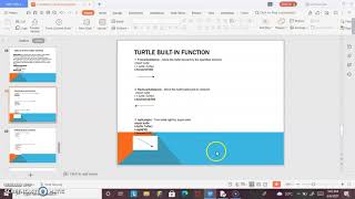 Week 15 Python turtle