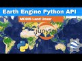 Google Earth Engine | MODIS land use land cover with Earth Engine Python API | Jupyter Notebook