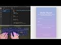 Creating a Simple Sign Up User Interface (UI) with HTML and CSS - ASMR Programming - No Talking