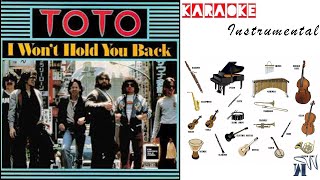 [A-041] I Won’t Hold You Back - Toto / Music Only - Instrumental Karaoke (Lyrics and Guitar Chords)