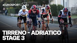 Caleb Ewan sweeps by Arnaud Demare to win Stage 3 of Tirreno-Adriatico | Eurosport Cycling