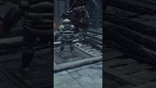 This is what happens when Siegward is attacked when he’s introduced