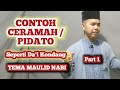 Contoh Ceramah / Pidato Maulid Nabi (Part 1)