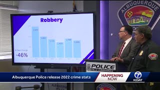 Albuquerque Police release 2022 crime stats
