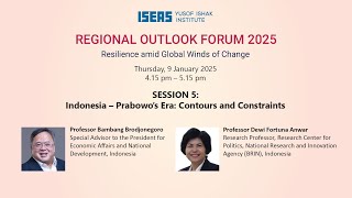 ROF2025 Session 5: Indonesia – Prabowo’s Era: Contours and Constraints