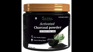 Ultra Healthcare Activated Charcoal Powder For Natural Deep Cleansing,Whitening, Brighting \u0026 Glow