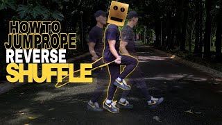 JUMP ROPE REVERSE SHUFFLE TUTORIAL | Footwork series