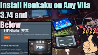 How to Jailbreak/Install Henkaku on any PsVita 3.74 and Below | 2022