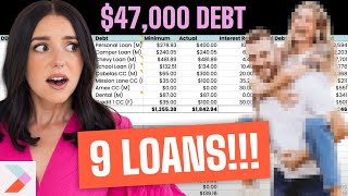 Engaged Couple in $47k Debt | Millennial Real Life Budget Review Ep. 25