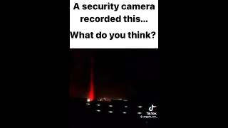 What did this security camera record