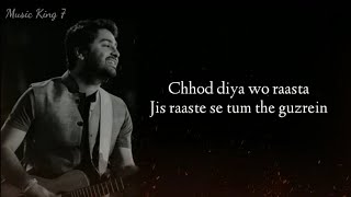 Chhod Diya (Lyrics) - Arijit Singh, Kanika Kapoor | Baazaar |         @timesmusicindia